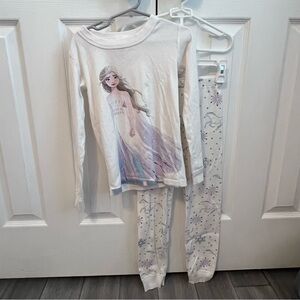 Hanna Andersson size 6-7 Elsa PJ set